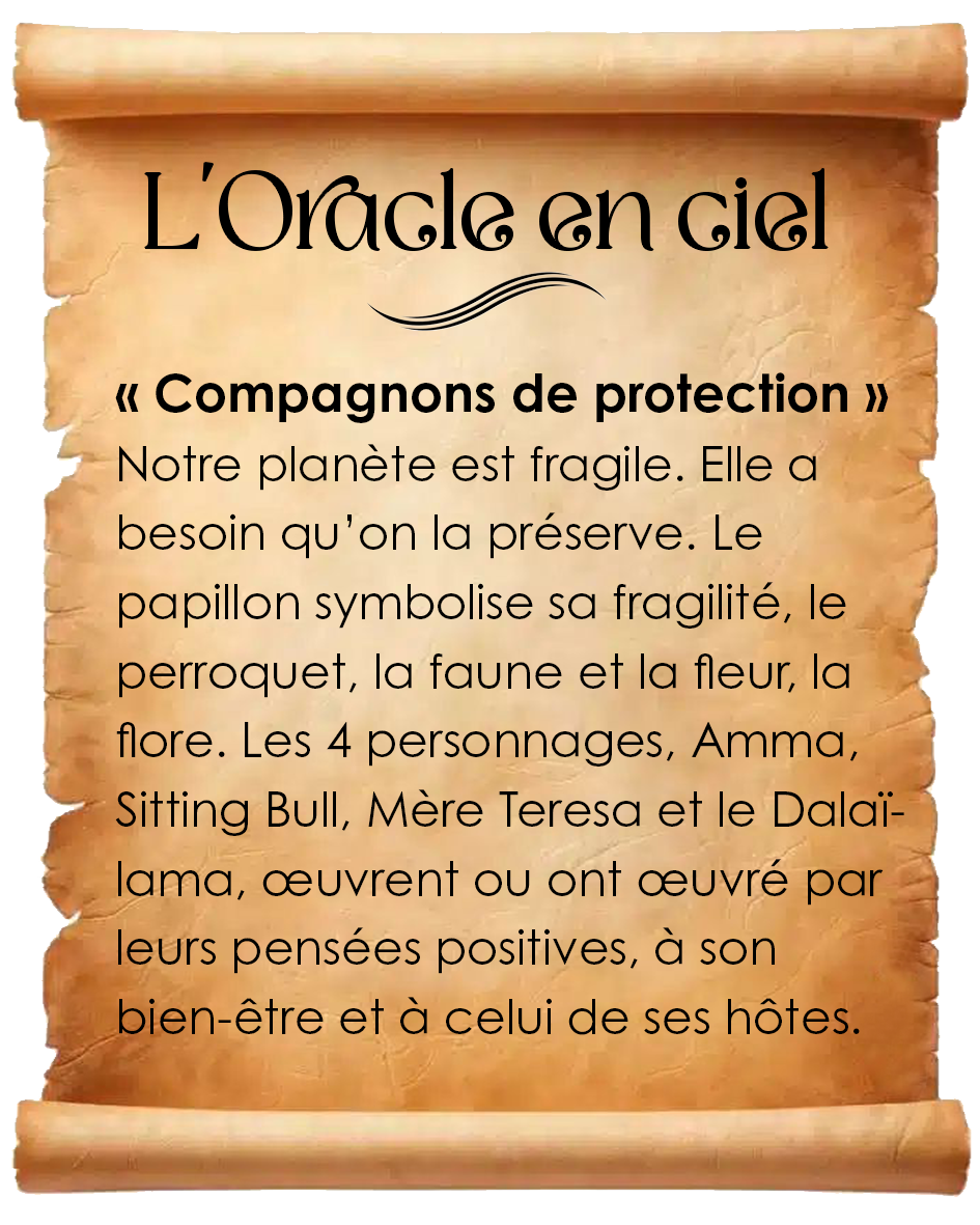 Mug "Compagnons de protection" - Collection "L'Oracle en Ciel"