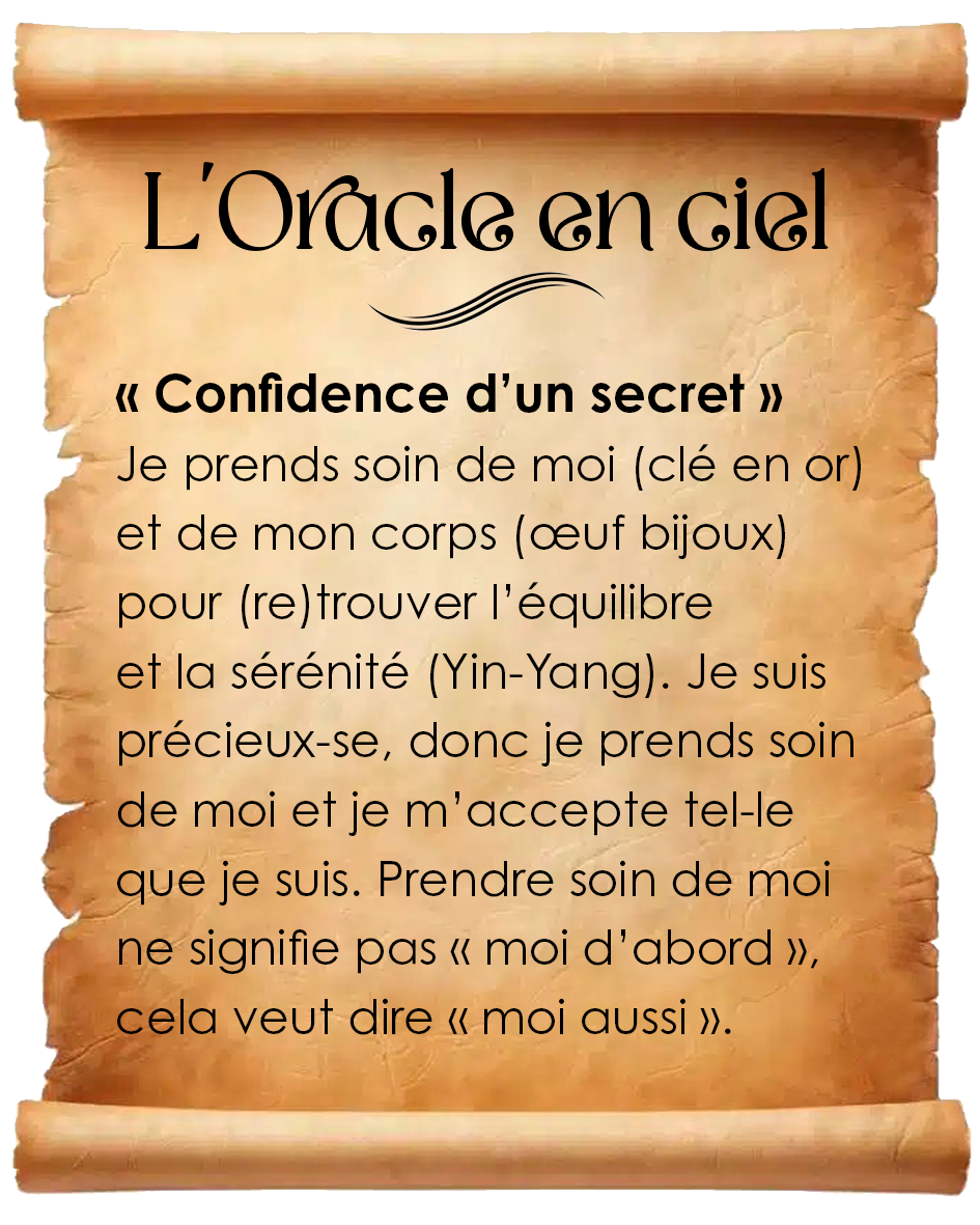 Mug "Confidence d'un secret" - Collection "L'Oracle en Ciel"