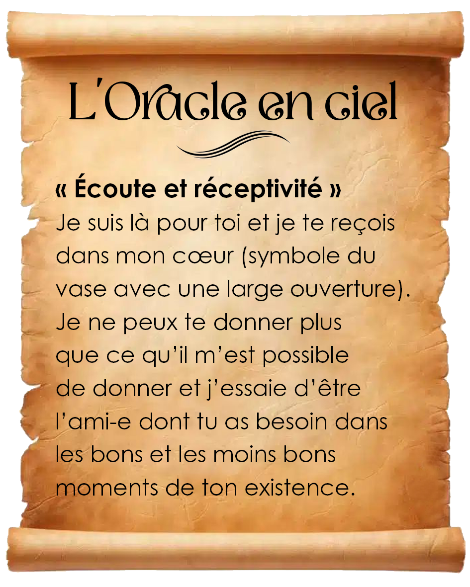 Mug "Écoute et réceptivité" - Collection "L'Oracle en Ciel"