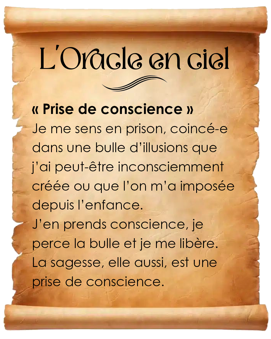 Mug "Prise de conscience" - Collection "L'Oracle en Ciel"