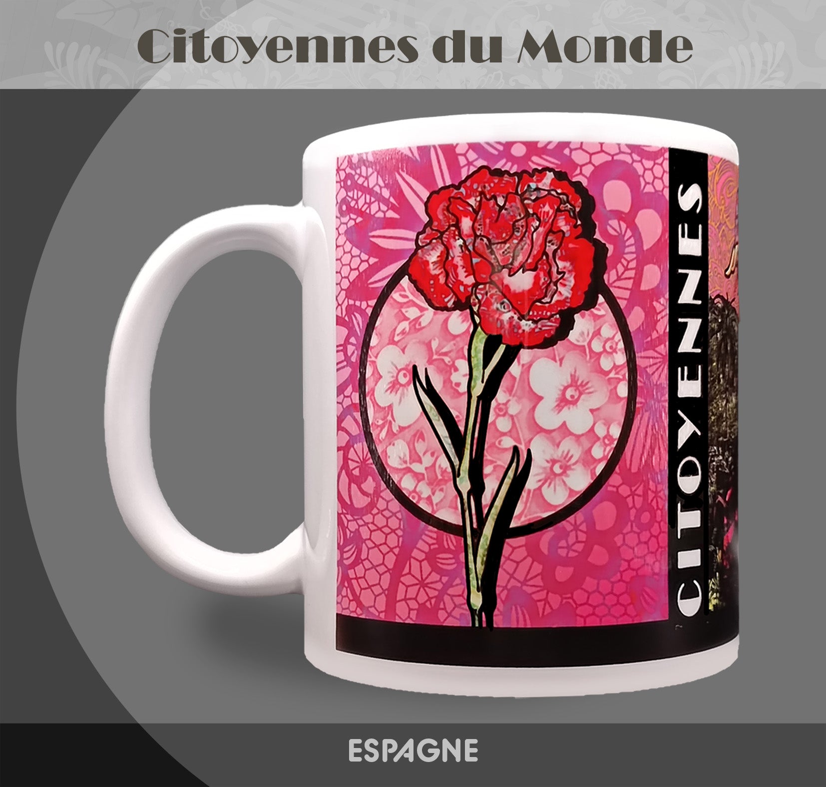 Mug "Espagne" - Collection "Citoyennes du Monde"