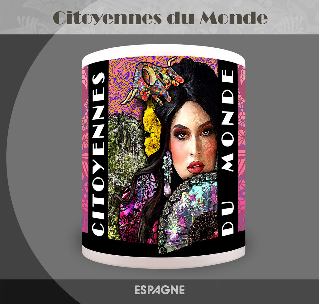 Mug "Espagne" - Collection "Citoyennes du Monde"