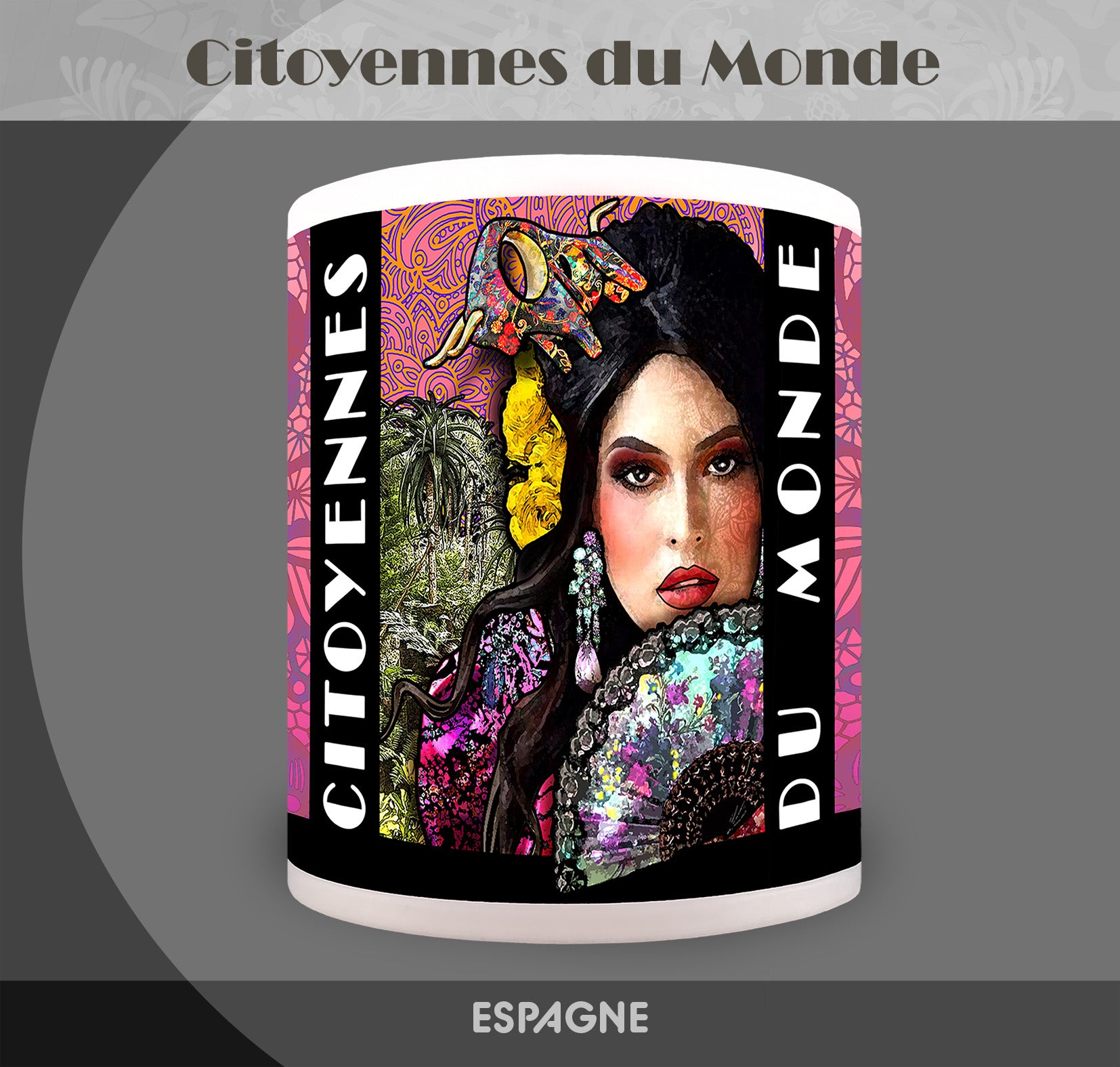 Mug "Espagne" - Collection "Citoyennes du Monde"