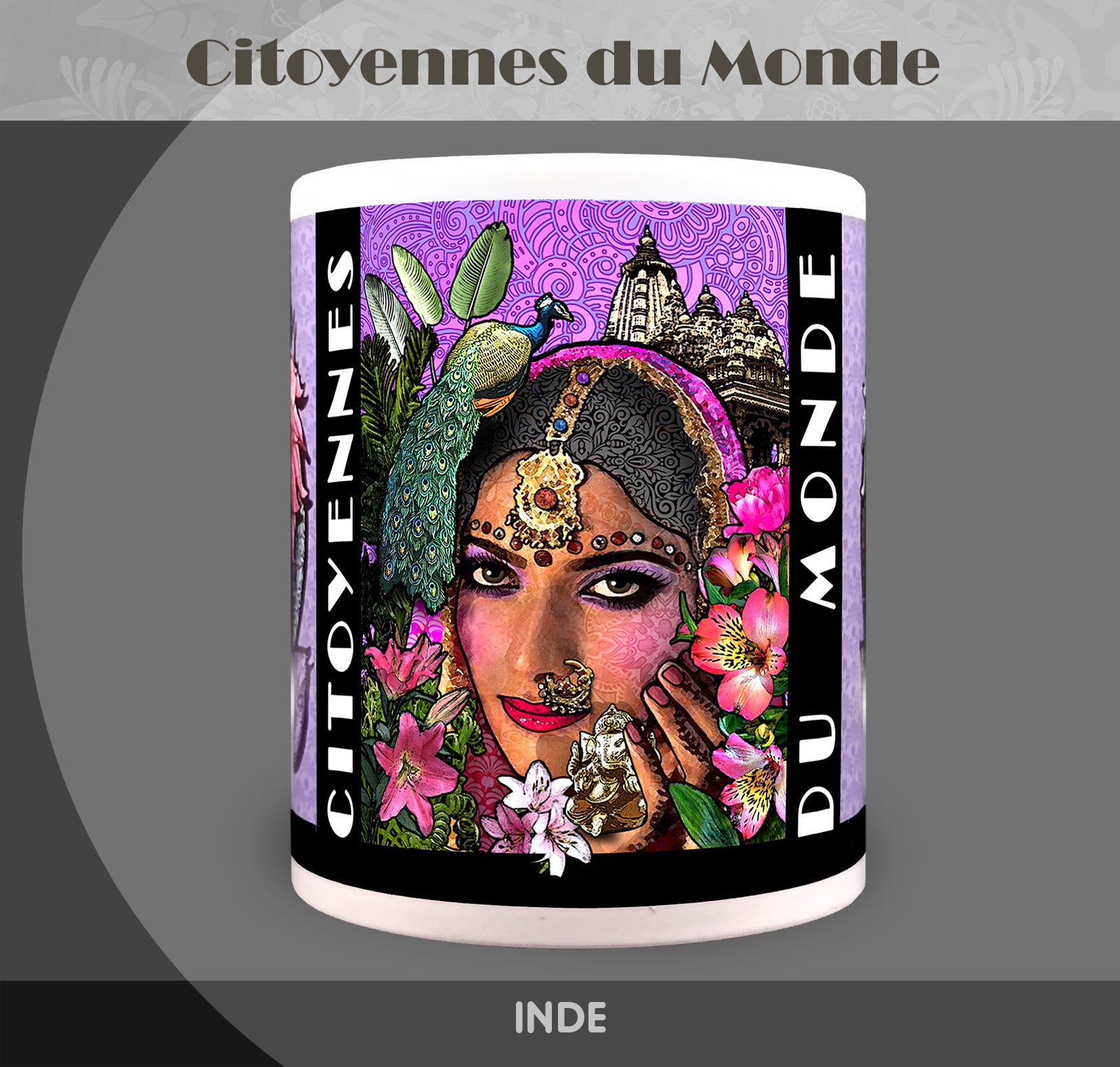 Mug "Inde" - Collection "Citoyennes du Monde"
