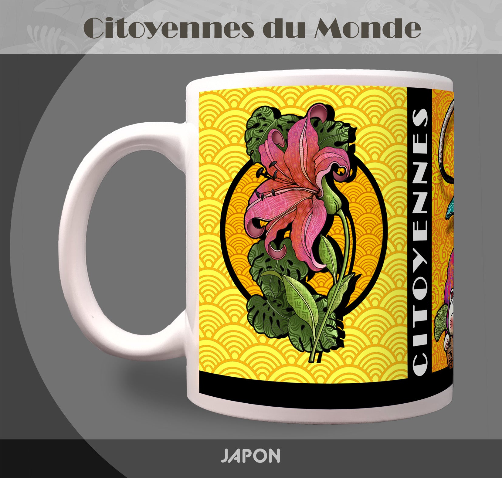 Mug "Japon" - Collection "Citoyennes du Monde"
