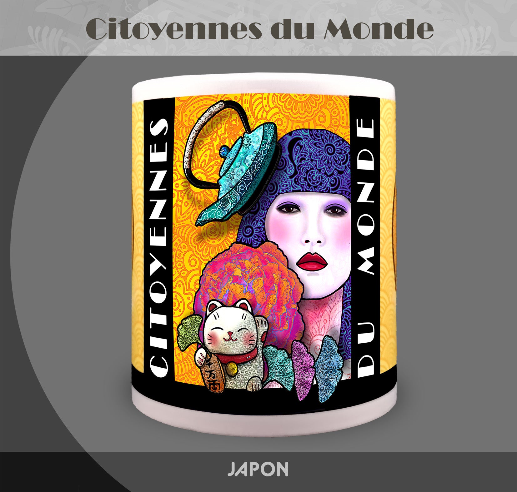 Mug "Japon" - Collection "Citoyennes du Monde"