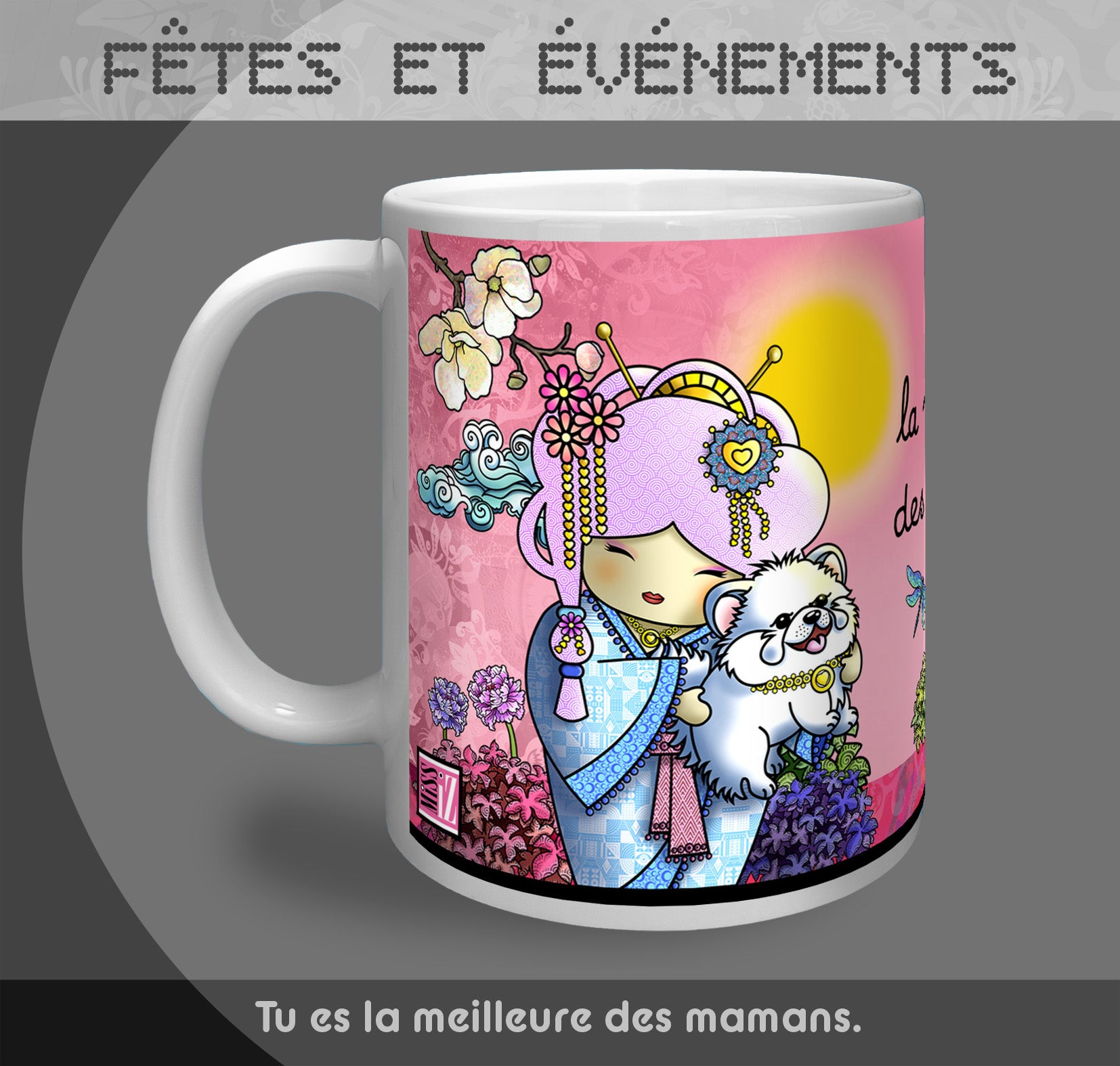 Mug "Fête des mères" - World Charming Dolls - Collection "Fêtes et événements"