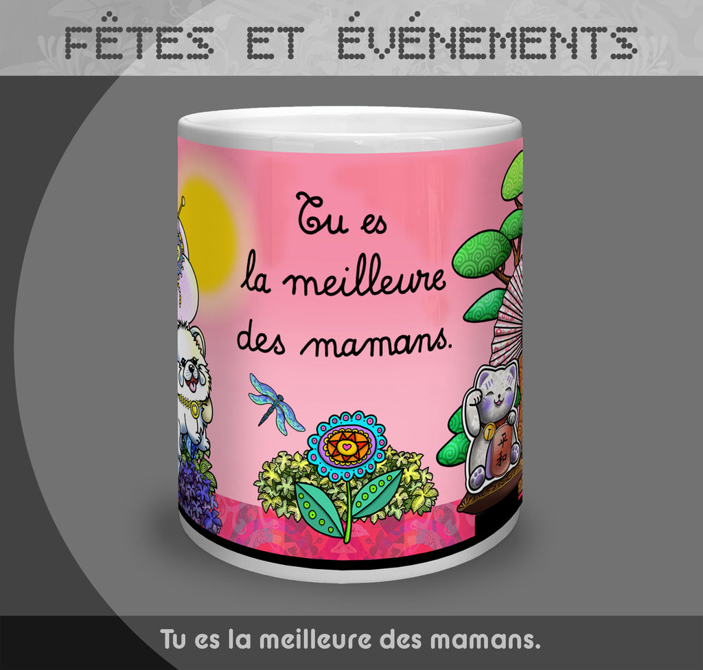Mug "Fête des mères" - World Charming Dolls - Collection "Fêtes et événements"