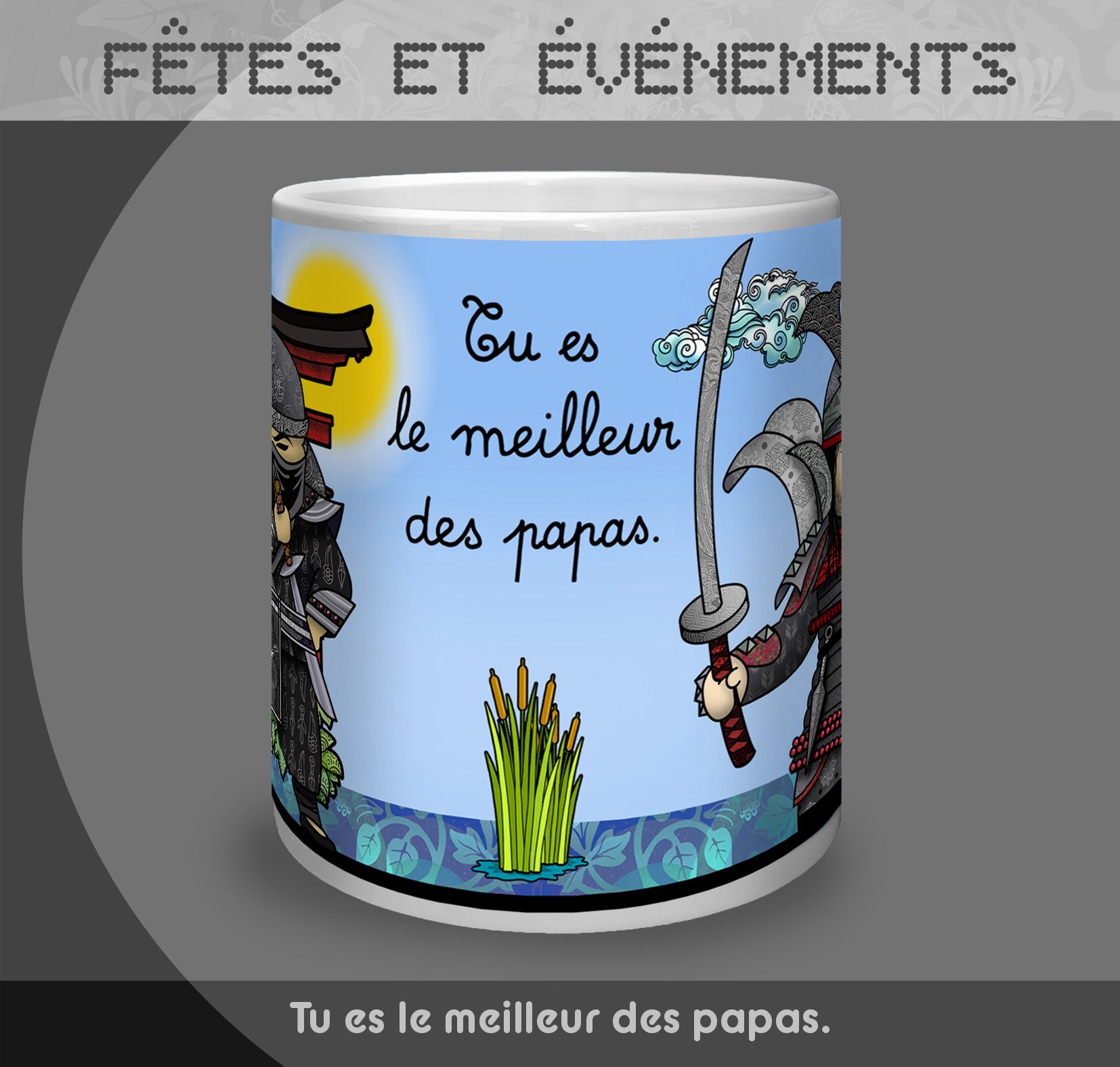 Mug "Fête des pères" - World Charming Dolls - Collection "Fêtes et événements"