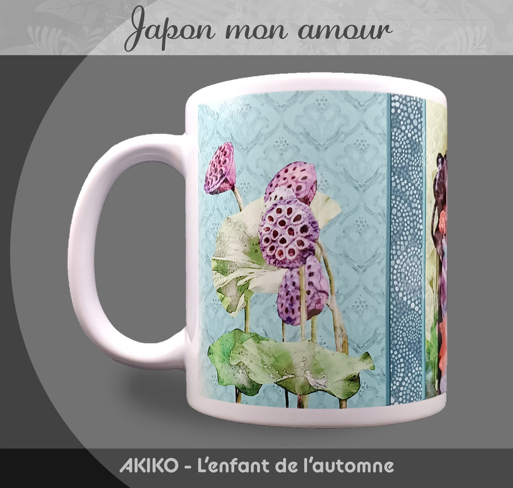 Mug "Akiko" (Enfant de l'automne) - Collection "Japon mon amour"