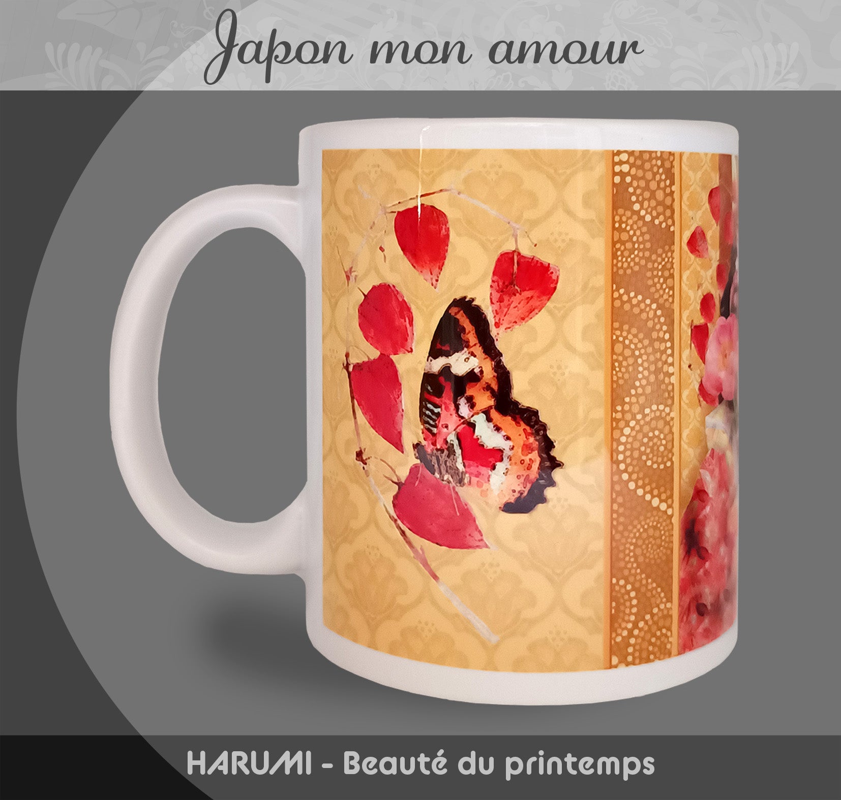 Mug "Harumi" (Beauté du printemps) - Collection "Japon mon amour"