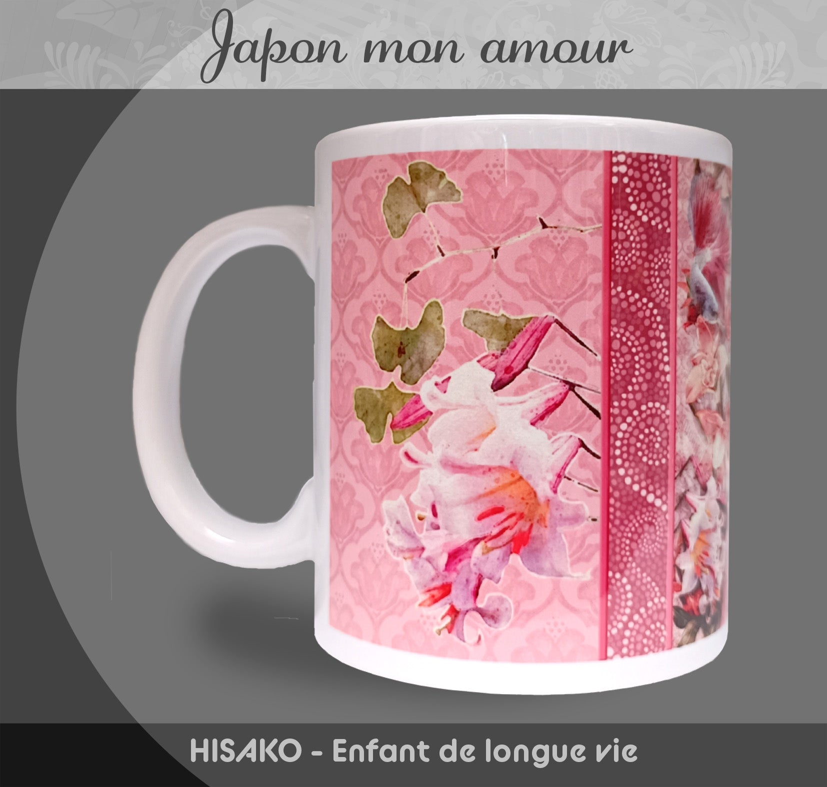 Mug "Hisako" (Enfant de longue vie) - Collection "Japon mon amour"
