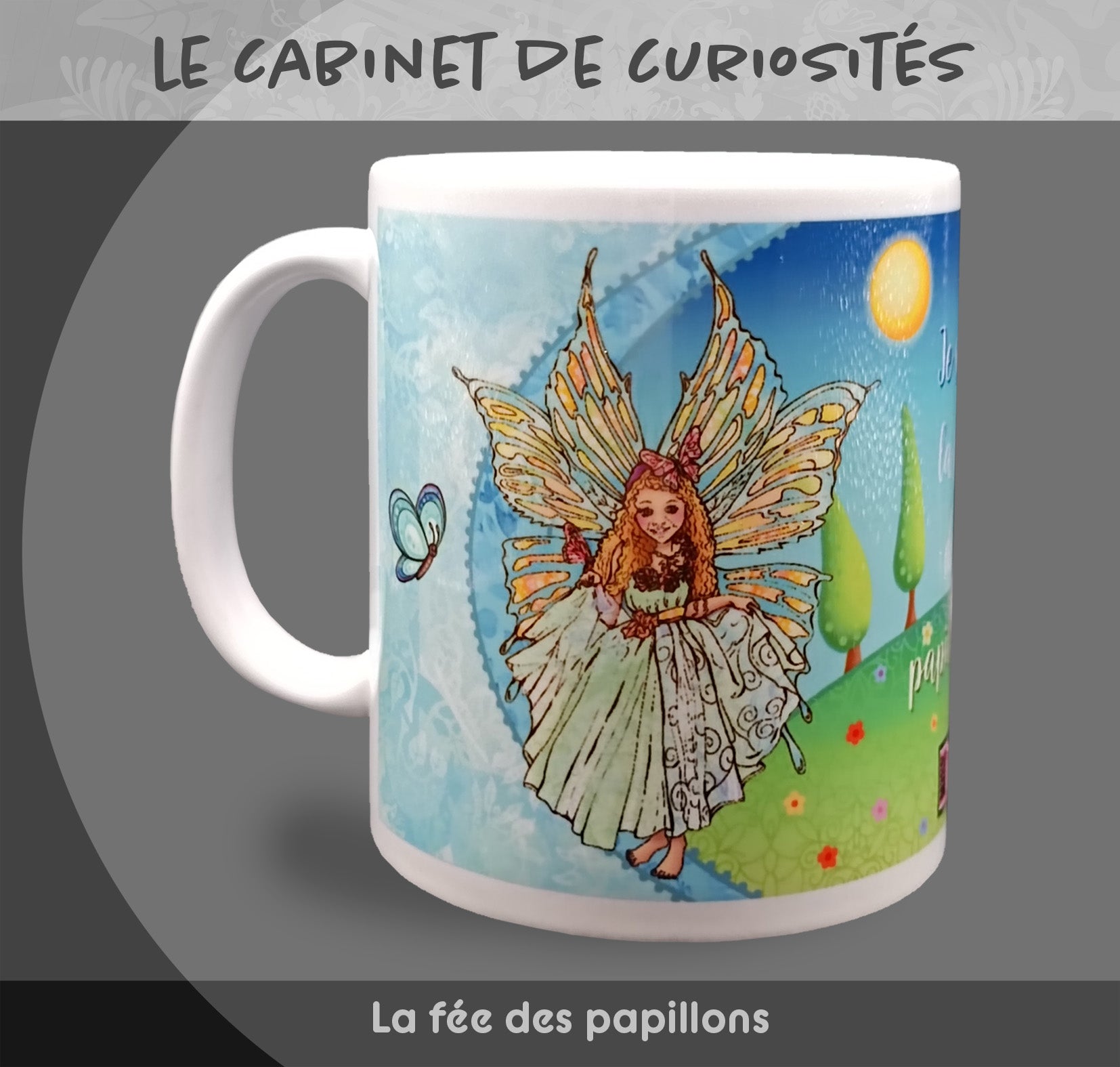 Mug "Fée des papillons" - Collection "Le cabinet de curiosités"