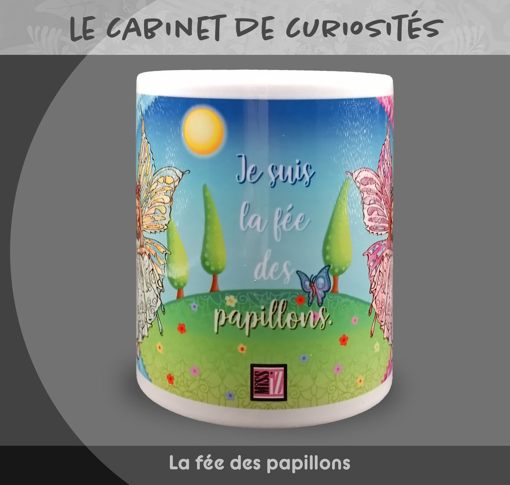 Mug "Fée des papillons" - Collection "Le cabinet de curiosités"
