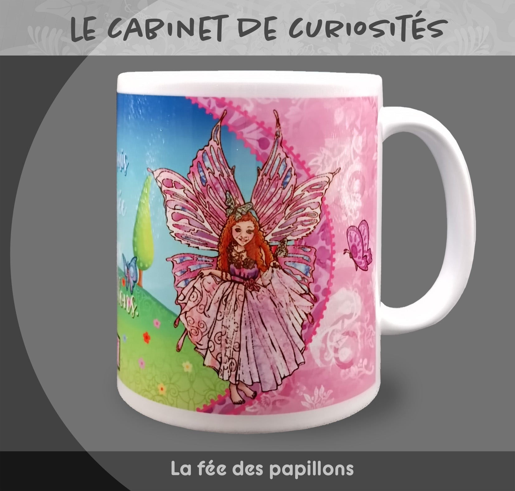 Mug "Fée des papillons" - Collection "Le cabinet de curiosités"