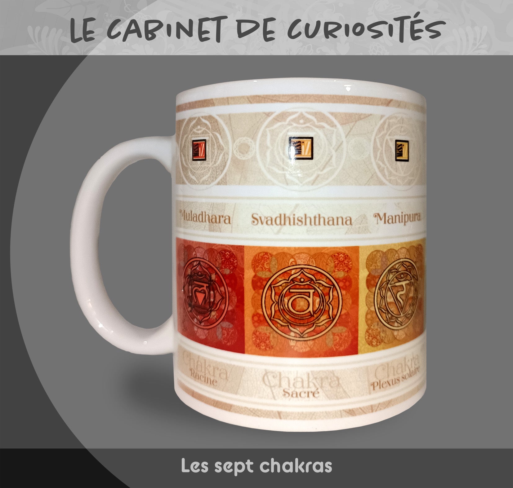 Mug "Les 7 chakras" - Collection "Le cabinet de curiosités"
