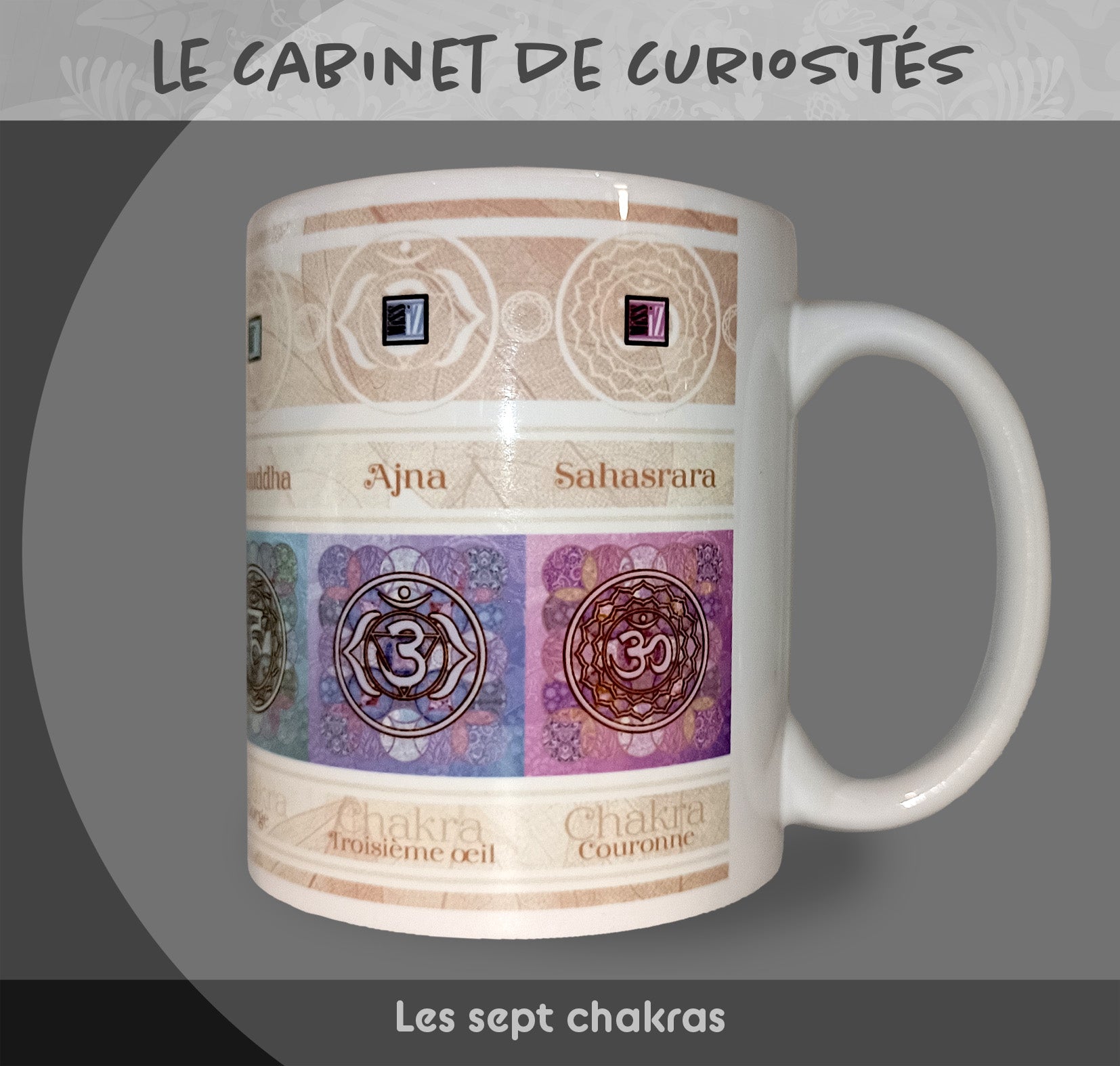 Mug "Les 7 chakras" - Collection "Le cabinet de curiosités"