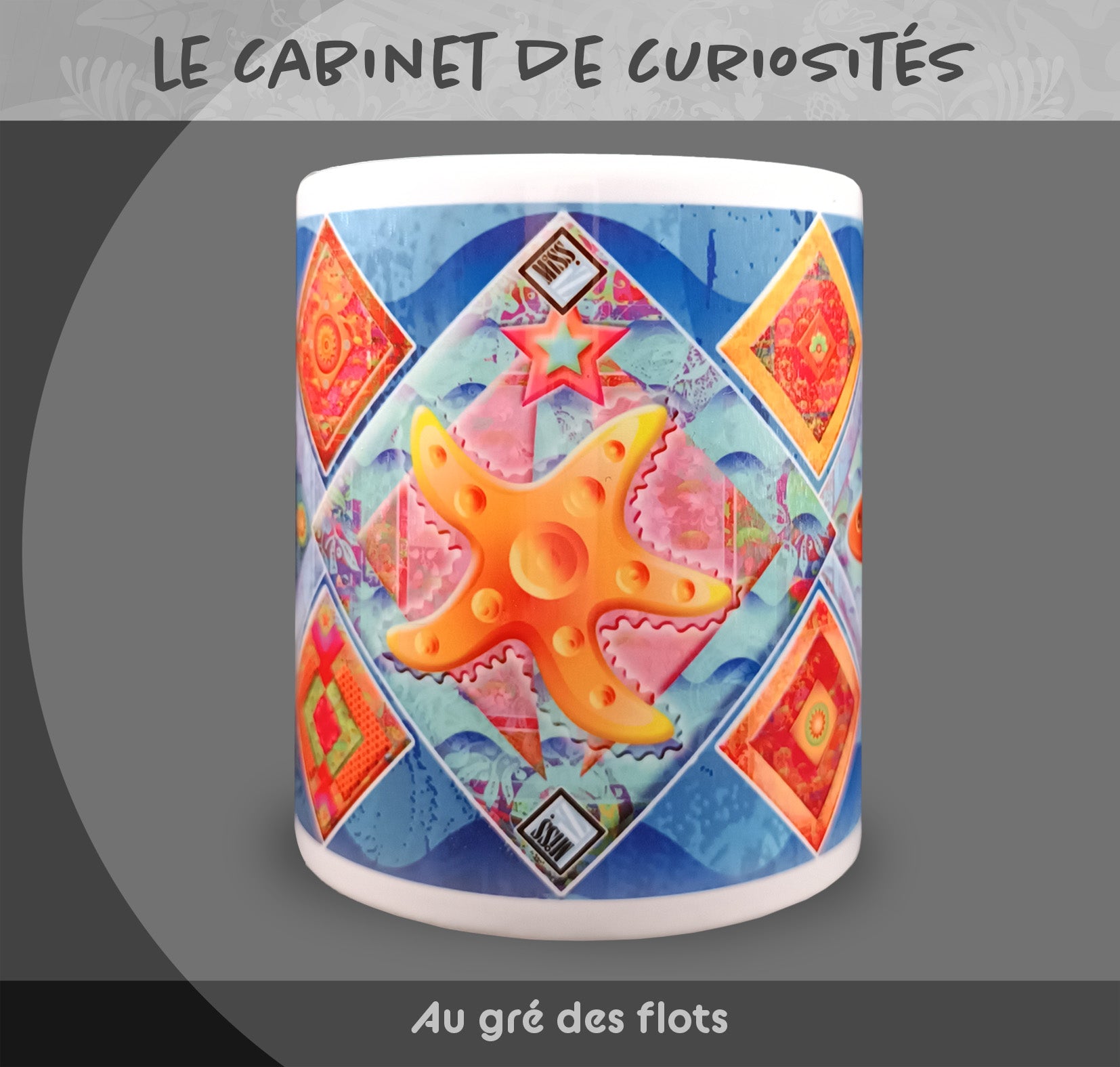 Mug "Au gré des flots" - Collection "Le cabinet de curiosités"