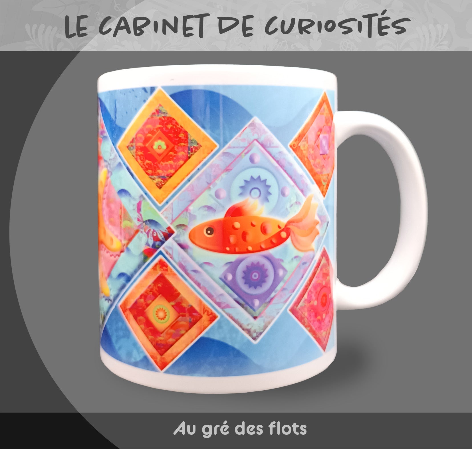 Mug "Au gré des flots" - Collection "Le cabinet de curiosités"