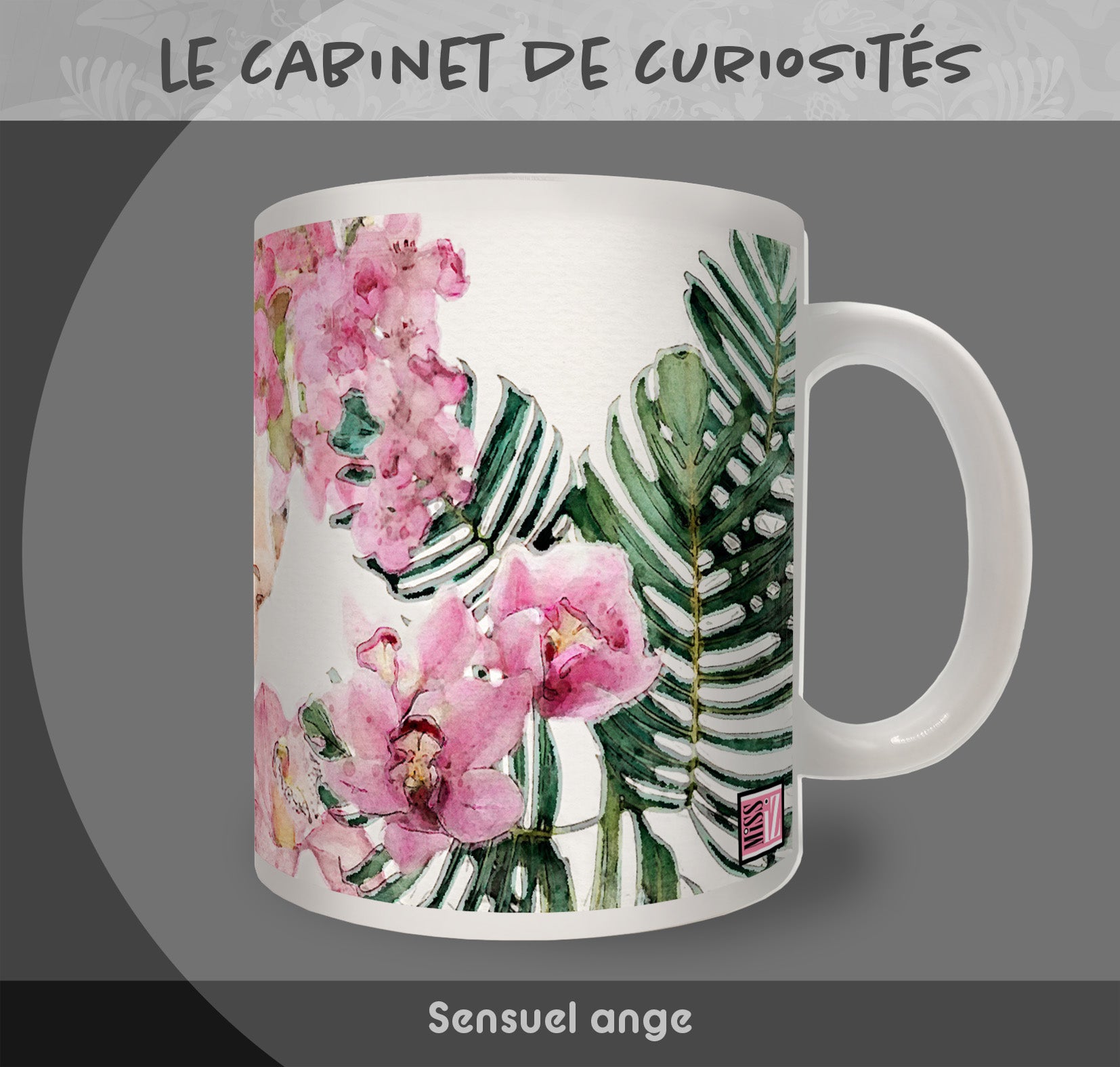 Mug "Sensuel ange" - Collection "Le cabinet de curiosités"