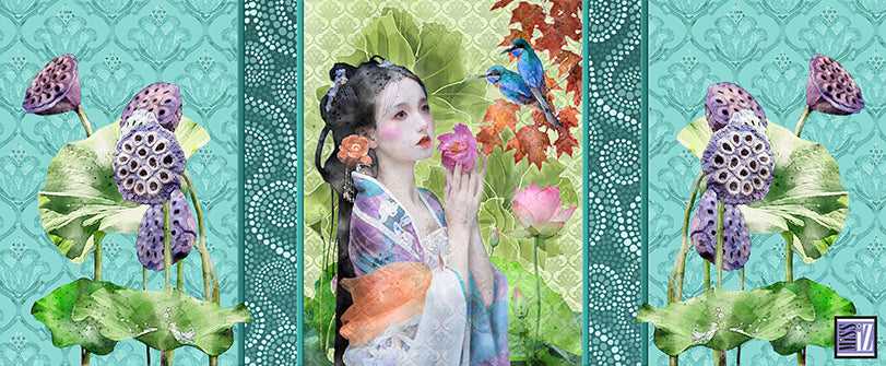 Mug "Akiko" (Enfant de l'automne) - Collection "Japon mon amour"