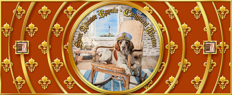 Mug "Épagneul breton" - Collection "Son Altesse Royale"