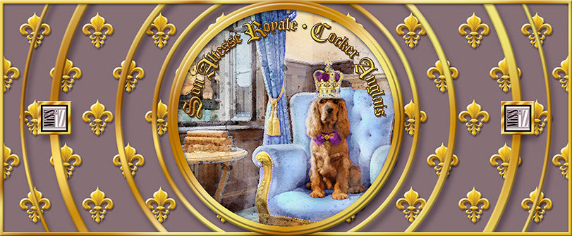 Mug "Cocker anglais" - Collection "Son Altesse Royale"