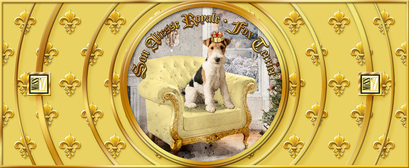 Mug "Fox terrier " - Collection "Son Altesse Royale"