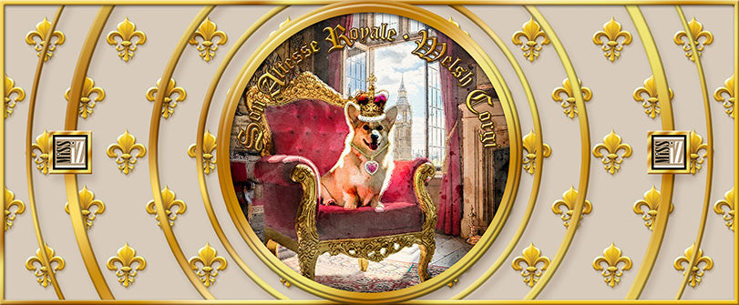 Mug "Welsh Corgi" - Collection "Son Altesse Royale"
