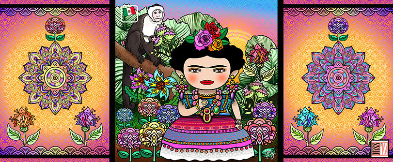 Mug "Frida" (Mlle Mexique) - Collection "World Charming Dolls"