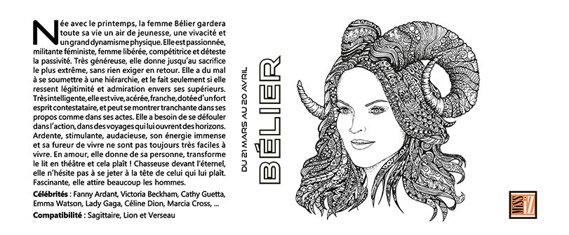 Mug "Bélier" - Collection "Signes astrologiques"