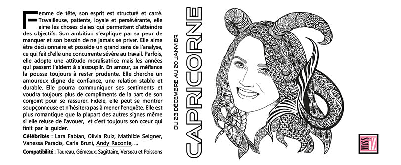 Mug "Capricorne" - Collection "Signes astrologiques"