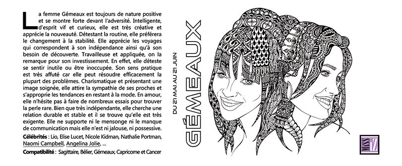 Mug "Gémeaux" - Collection "Signes astrologiques"