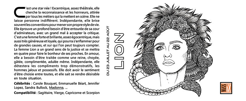 Mug "Lion" - Collection "Signes astrologiques"