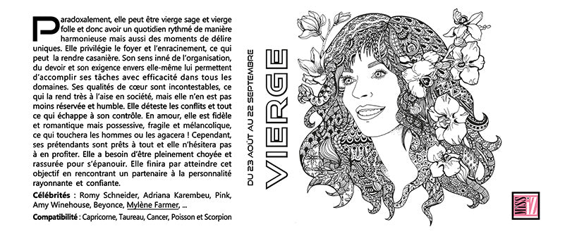 Mug "Vierge" - Collection "Signes astrologiques"