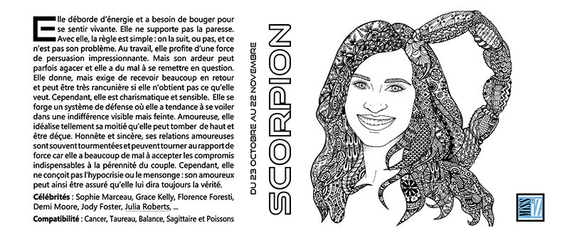 Mug "Scorpion" - Collection "Signes astrologiques"