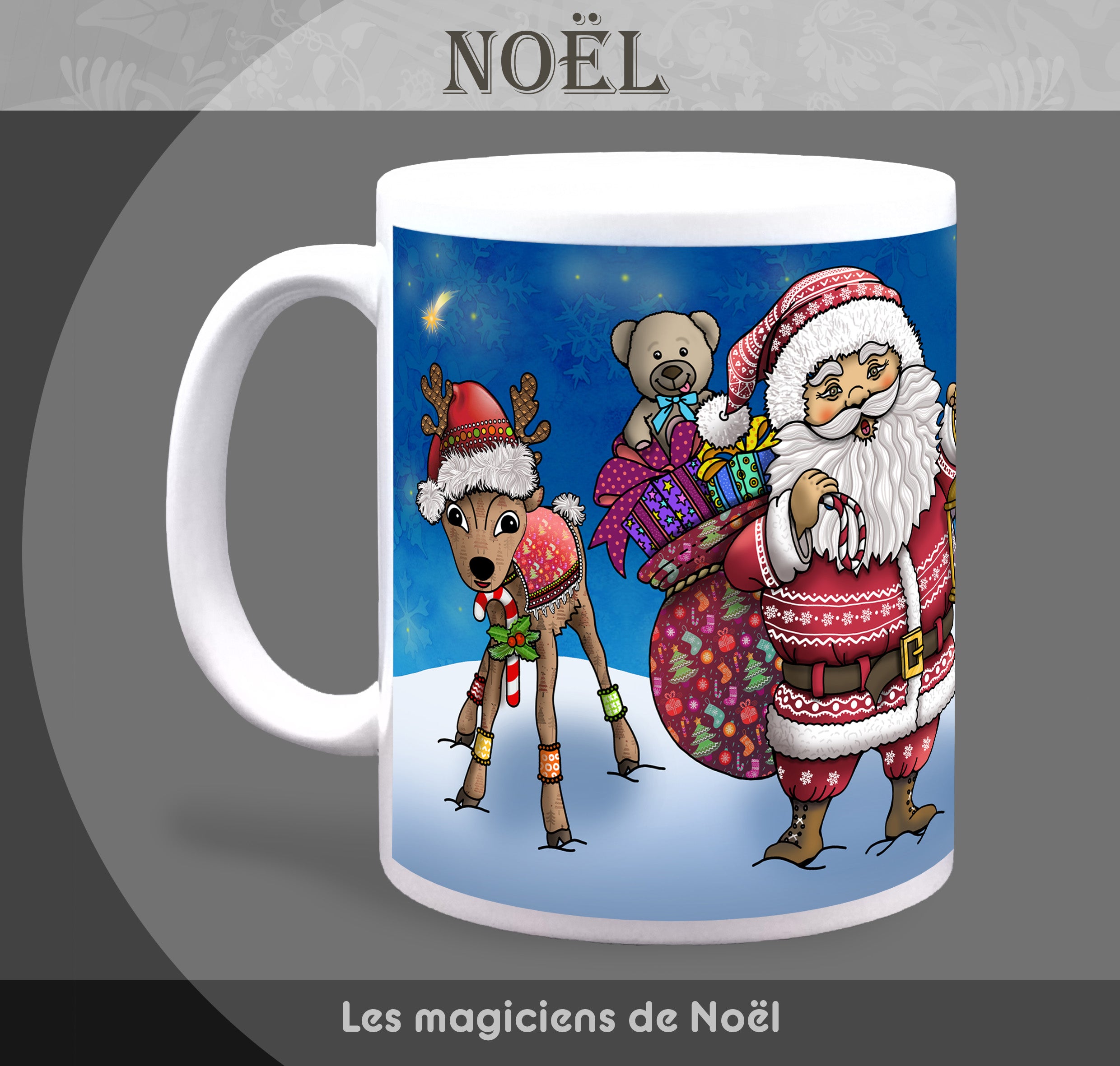 Mug "Les magiciens de Noël" - Collection "Fêtes et événements"