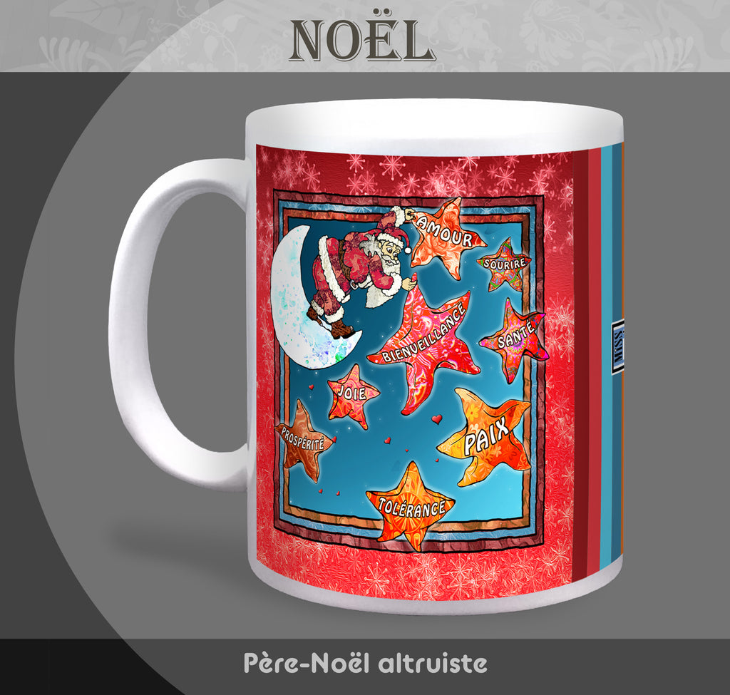 Mug "Père Noël altruiste" - Collection "Fêtes et événements"