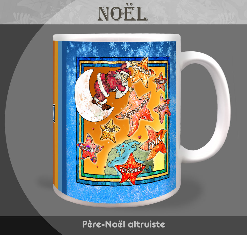 Mug "Père Noël altruiste" - Collection "Fêtes et événements"