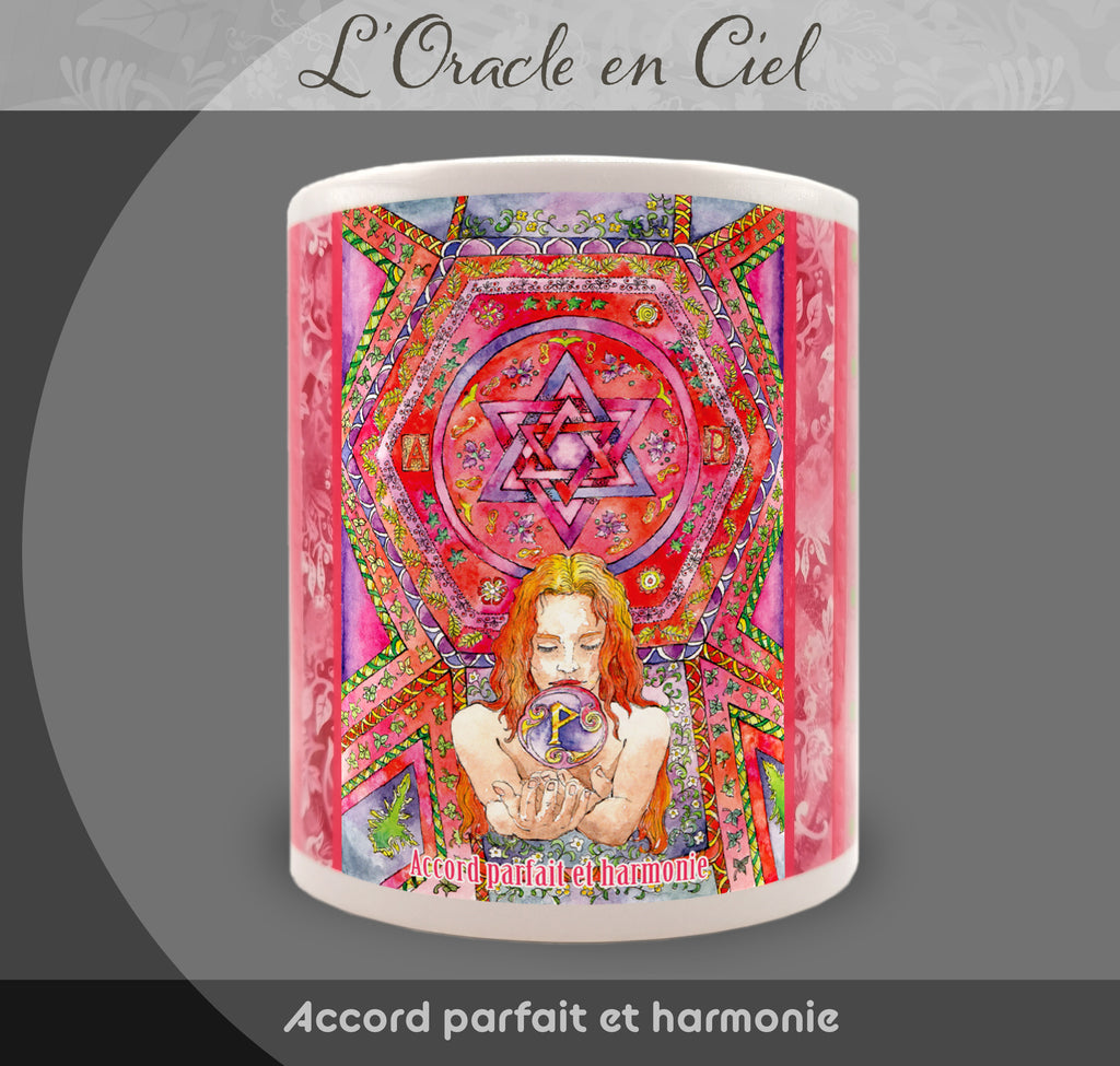 Mug "Accord parfait et harmonie" - Collection "L'Oracle en Ciel"