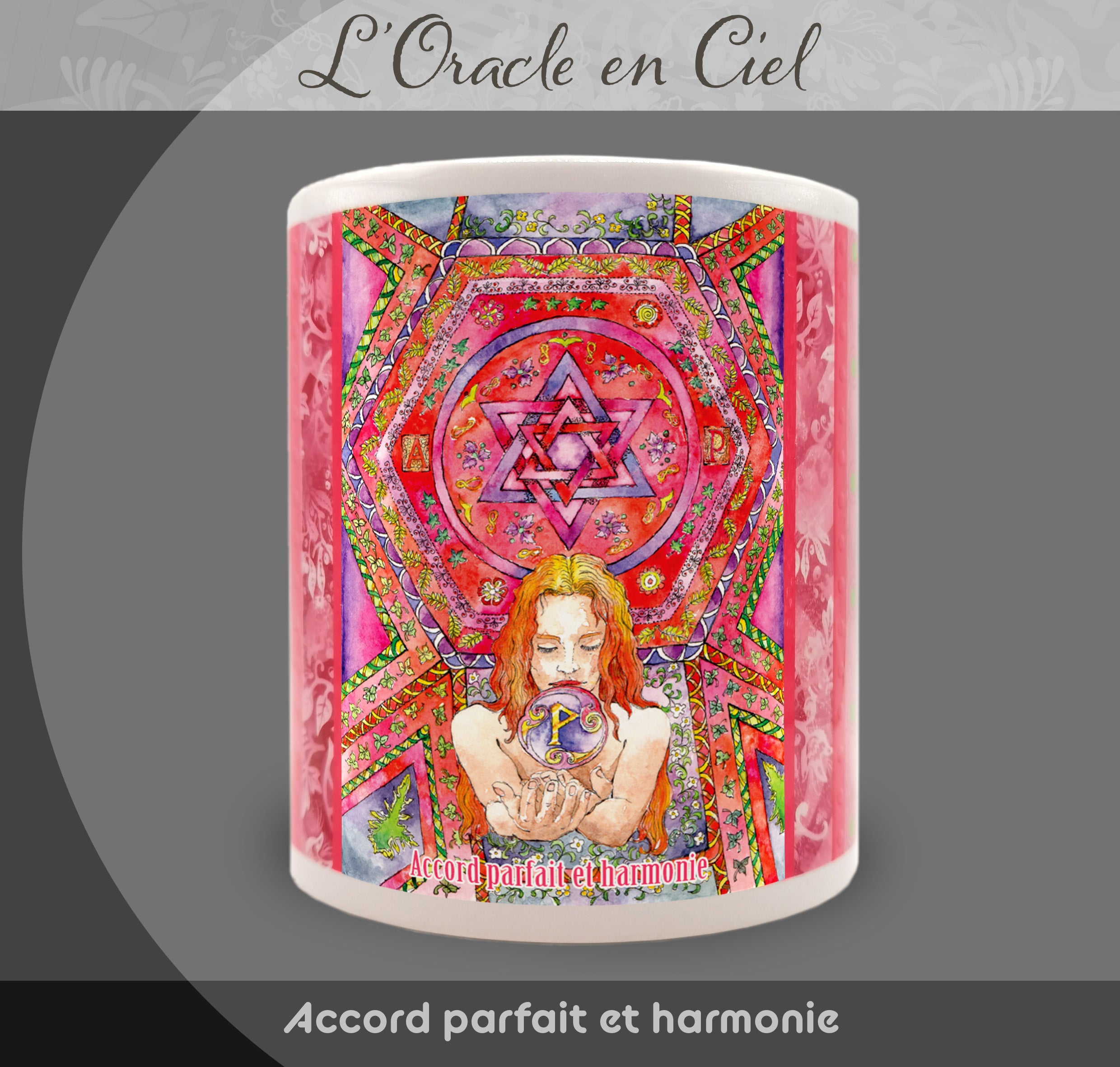 Mug "Accord parfait et harmonie" - Collection "L'Oracle en Ciel"