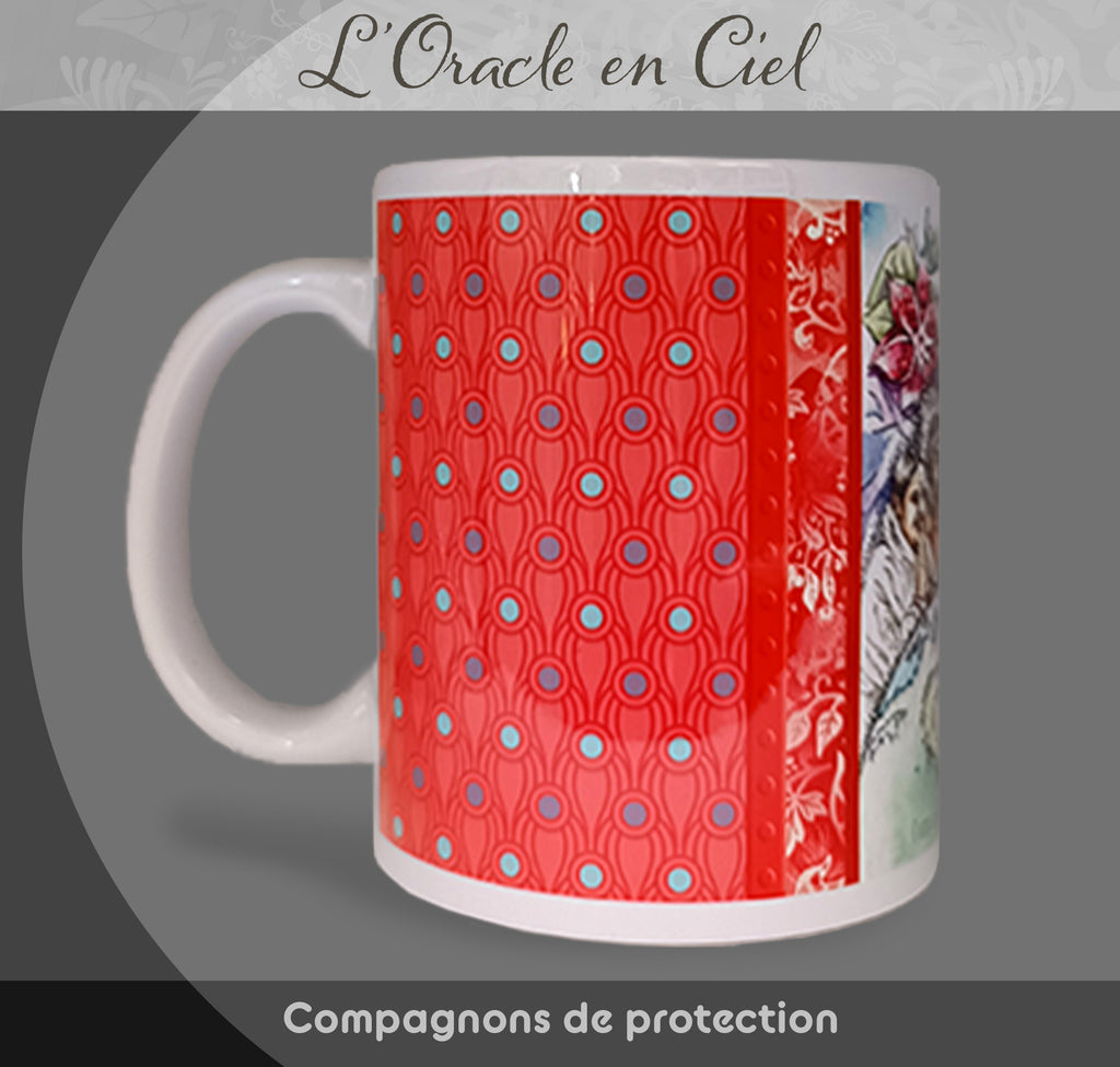 Mug "Compagnons de protection" - Collection "L'Oracle en Ciel"