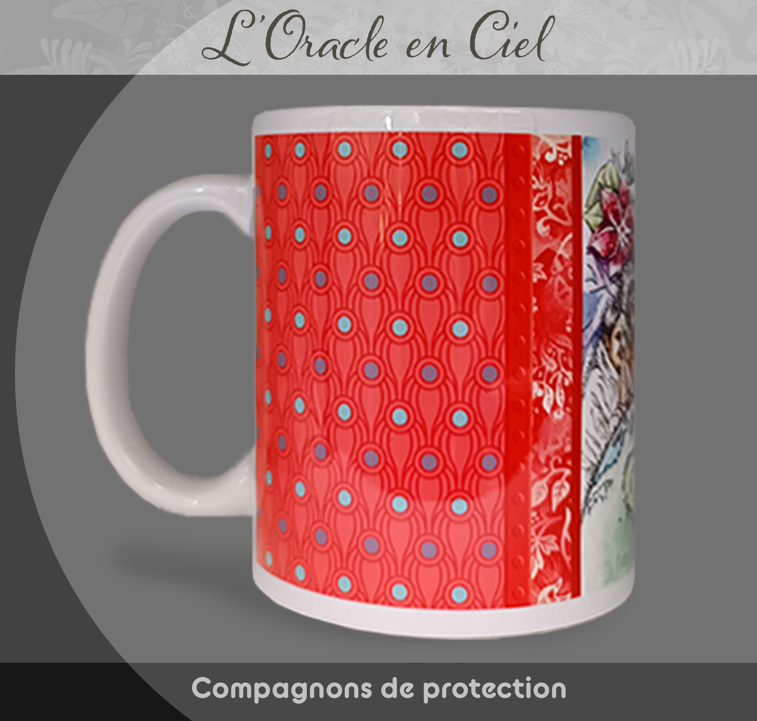 Mug "Compagnons de protection" - Collection "L'Oracle en Ciel"