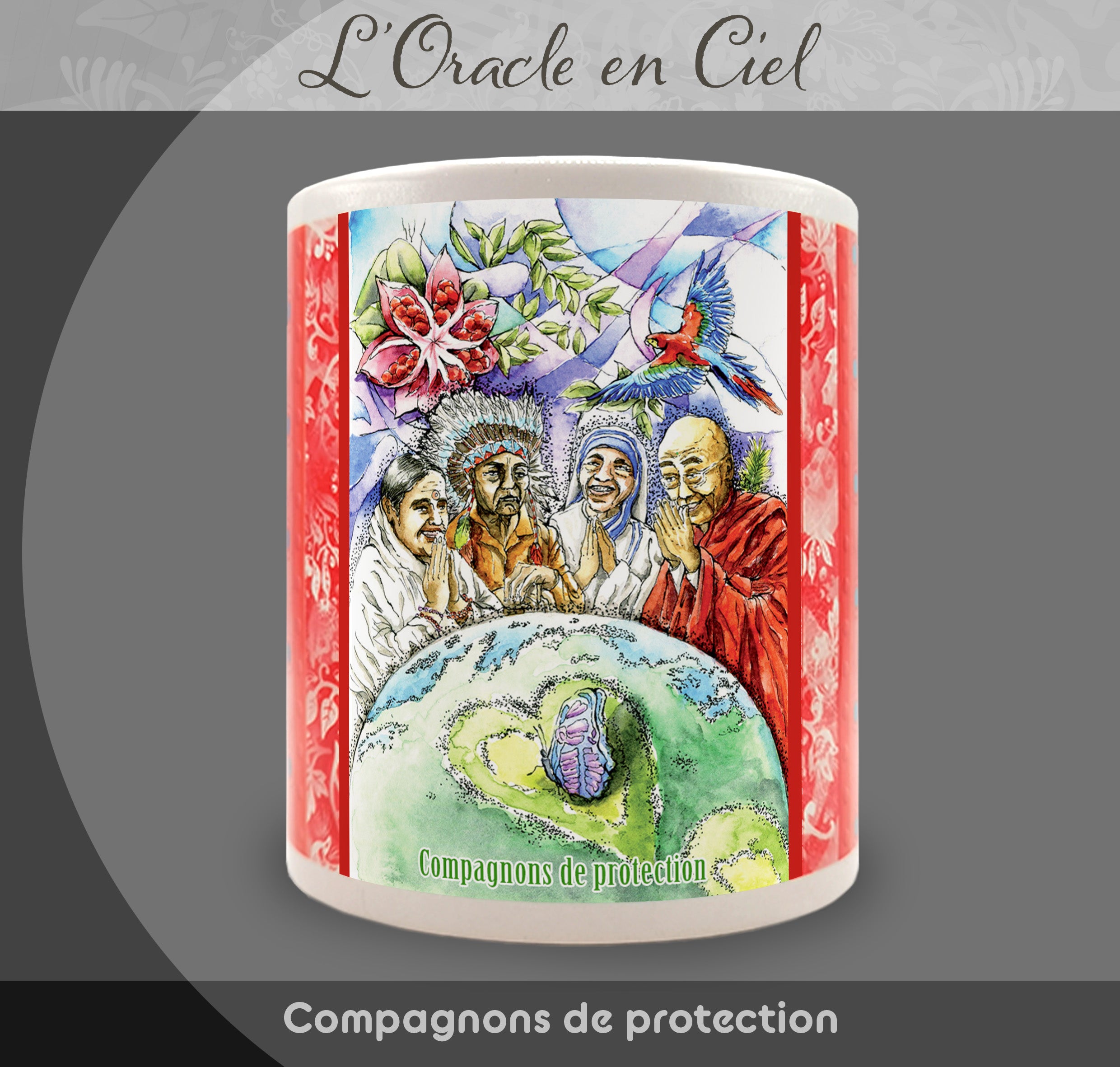 Mug "Compagnons de protection" - Collection "L'Oracle en Ciel"