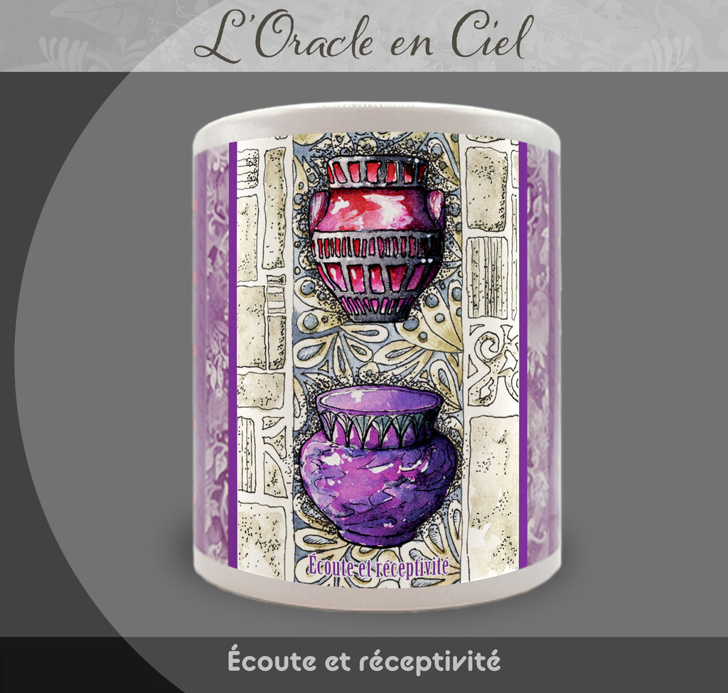 Mug "Écoute et réceptivité" - Collection "L'Oracle en Ciel"