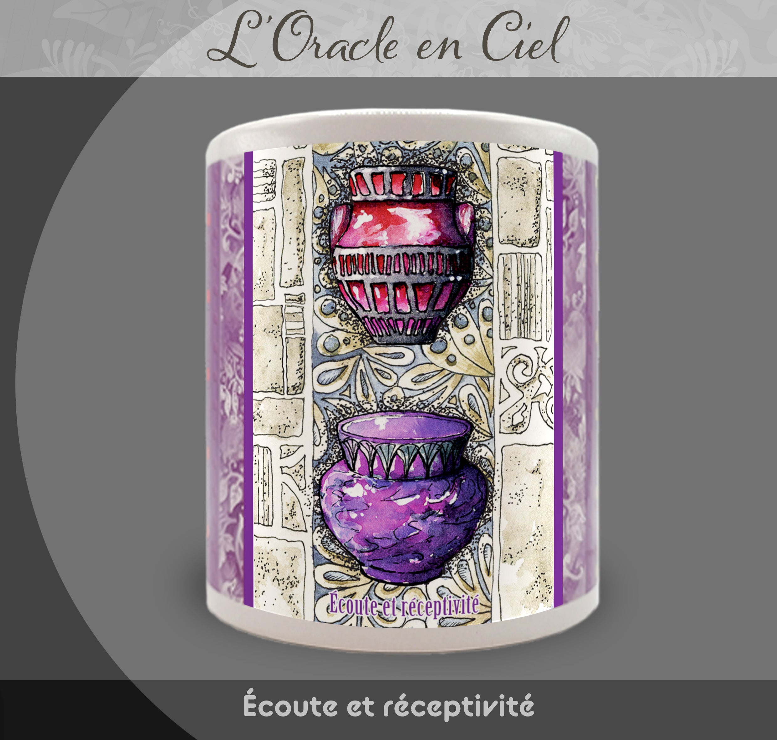 Mug "Écoute et réceptivité" - Collection "L'Oracle en Ciel"