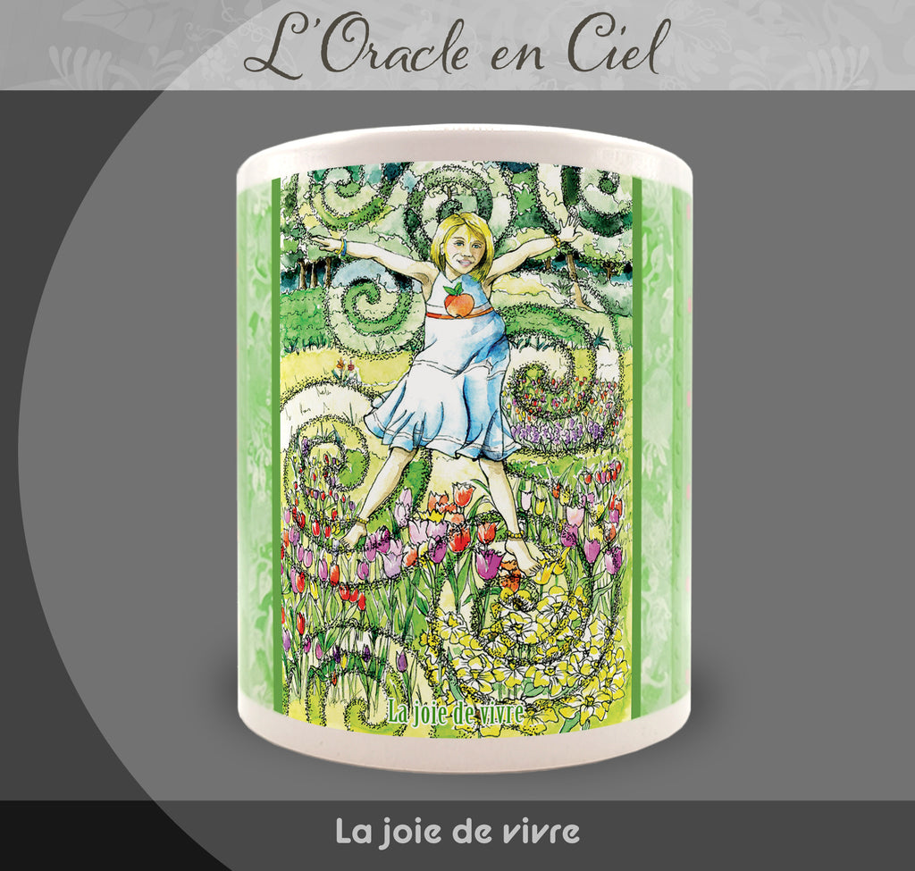 Mug "La joie de vivre" - Collection "L'Oracle en Ciel"