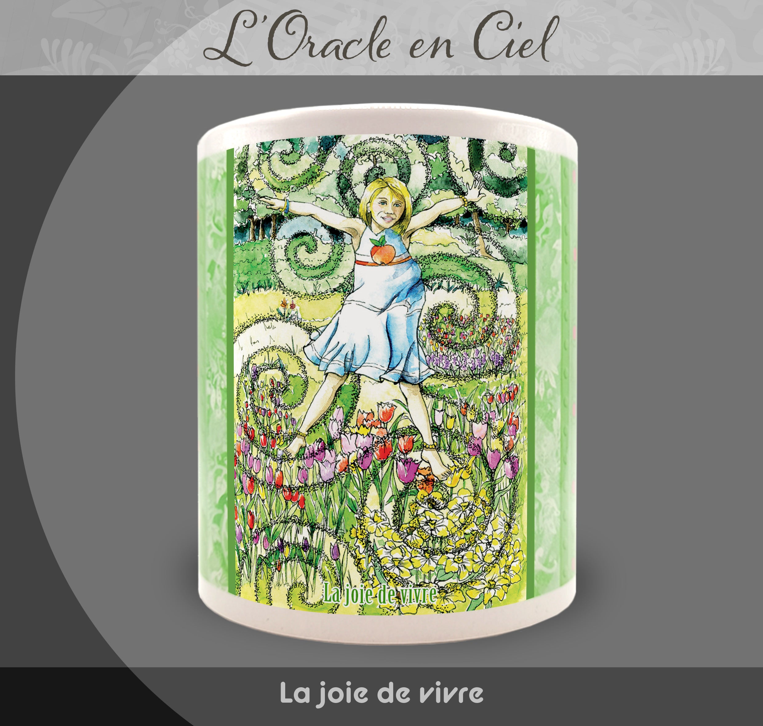Mug "La joie de vivre" - Collection "L'Oracle en Ciel"