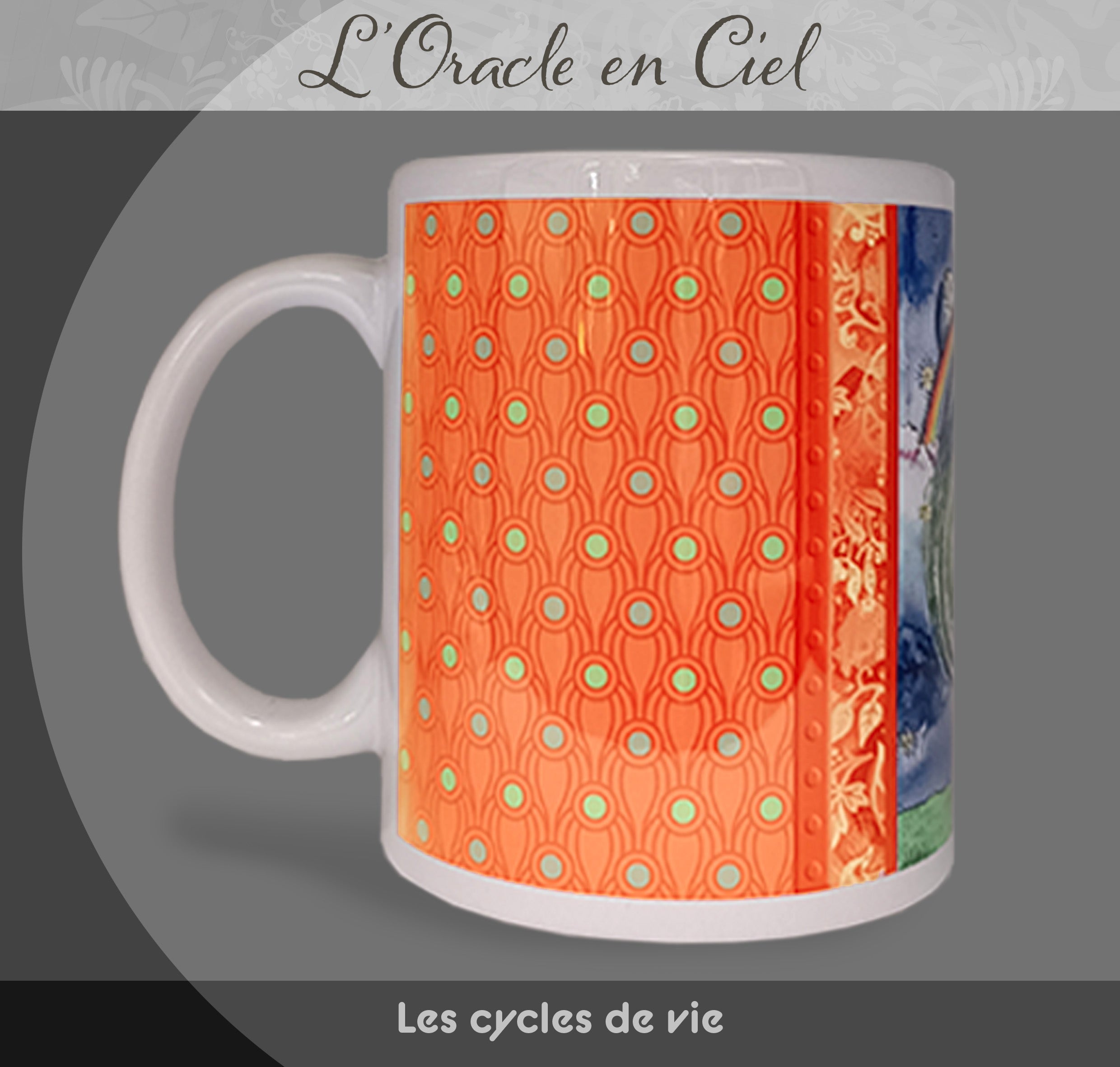 Mug "Cycles de vie" - Collection "L'Oracle en Ciel"