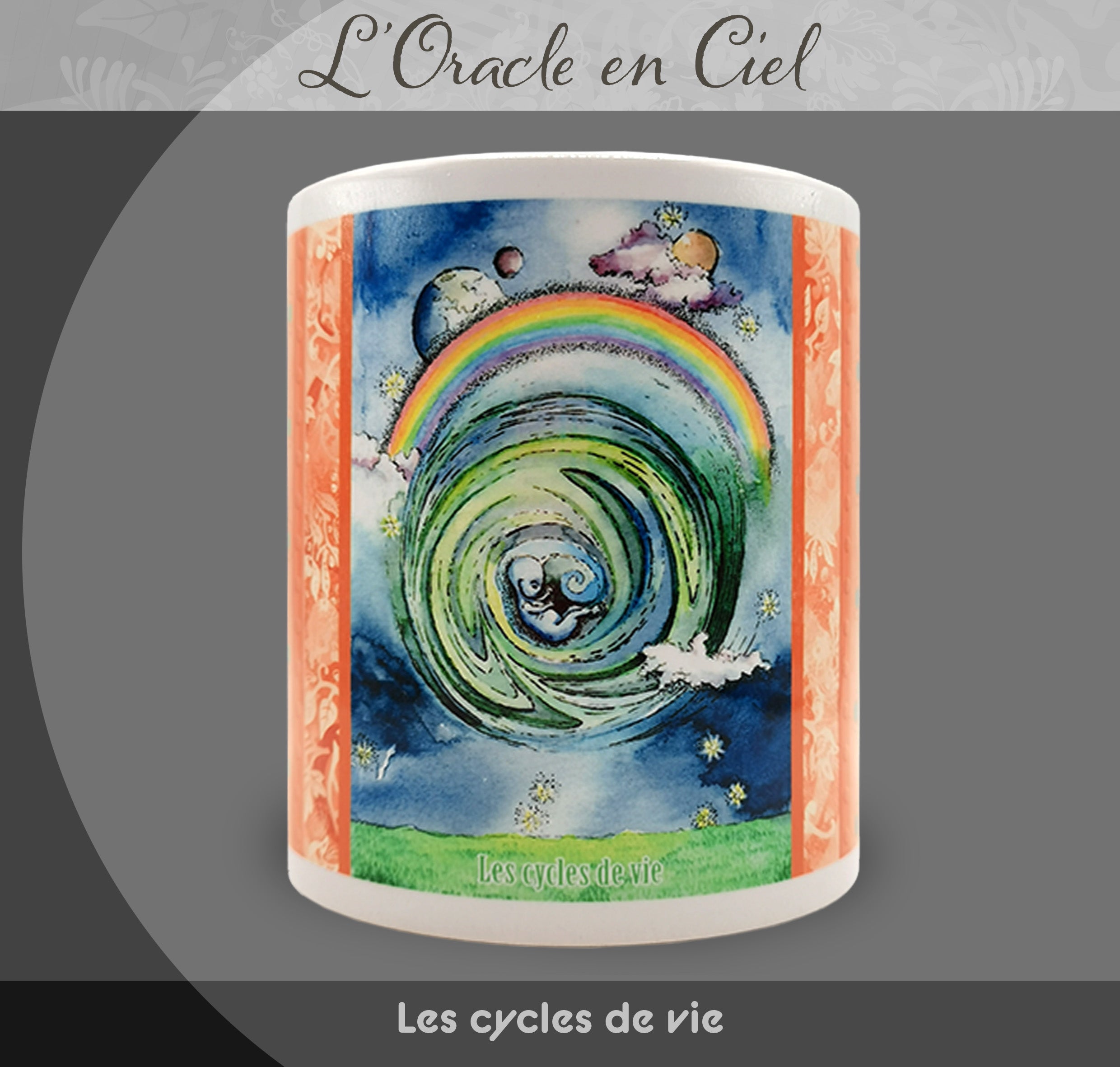 Mug "Cycles de vie" - Collection "L'Oracle en Ciel"